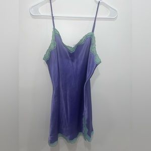 Victoria Secret Silky Slip Dress W Side Slit